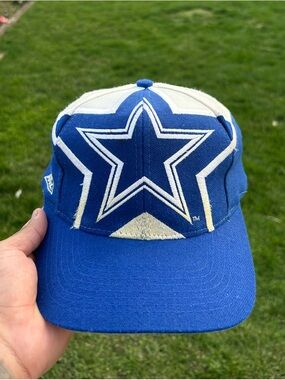 Rare Vtg Dallas Cowboys 90’s Apex One Big Star Hat Snapback NFL
